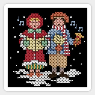 Carolers Sticker